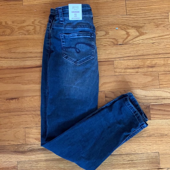 Justice ❤️HP❤️NWT kids size 12 jeans - Picture 2 of 6